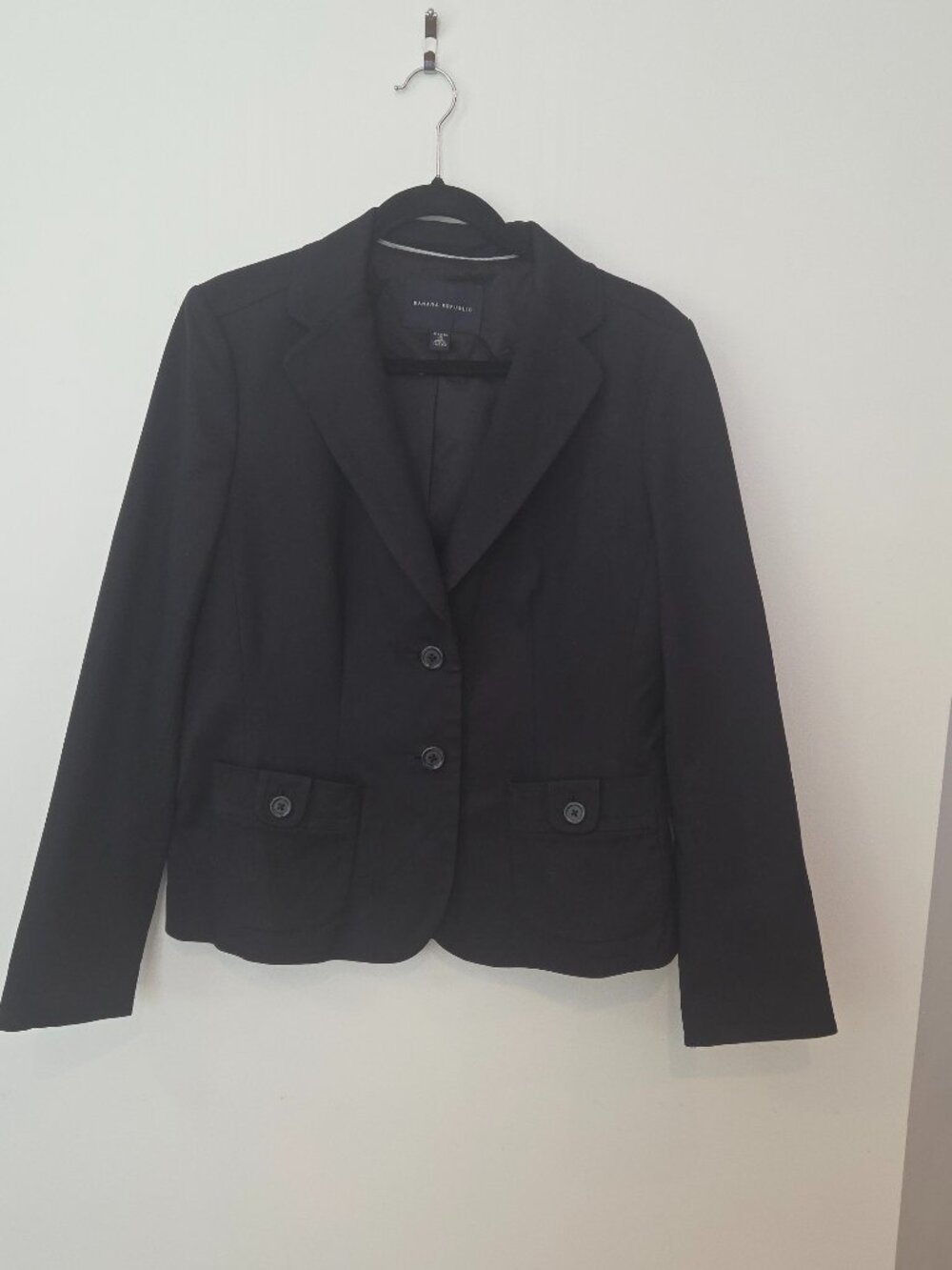 Banana Republic Black Fully Lined Blazer Size 14